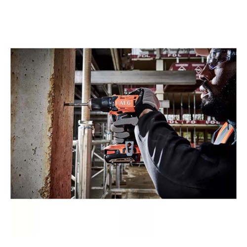 Wiertarka udarowa  AEG BSB18G4-202C AKU 18V (2x 2.0 Ah)