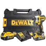 Zakrętarka udarowa 1/4" DeWalt DCF887P2 AKU 18V (2x 5.0 Ah)