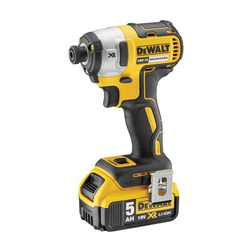 Zakrętarka udarowa 1/4" DeWalt DCF887P2 AKU 18V (2x 5.0 Ah)