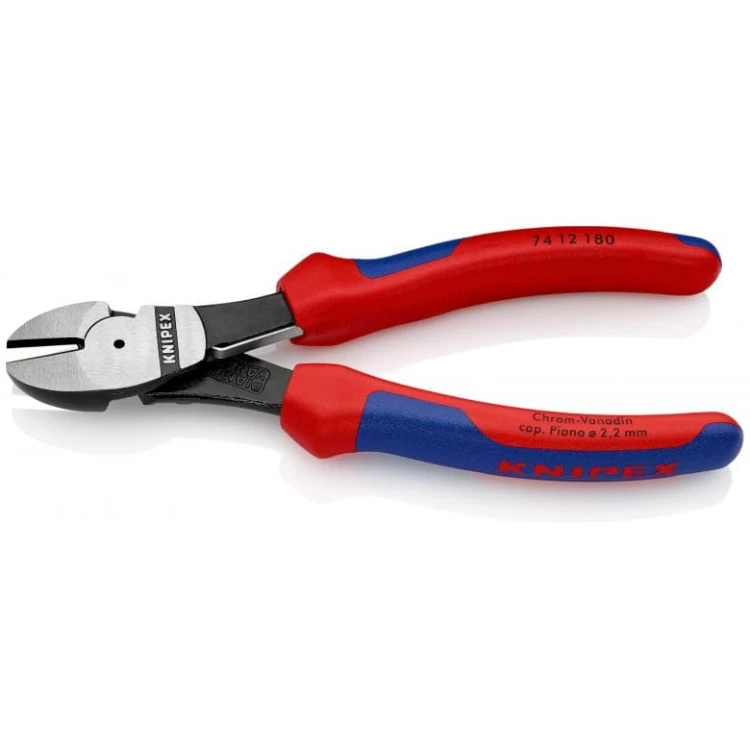 Szczypce tnące boczne 180mm Knipex