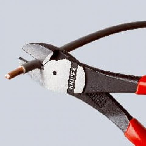 Szczypce tnące boczne 180mm Knipex