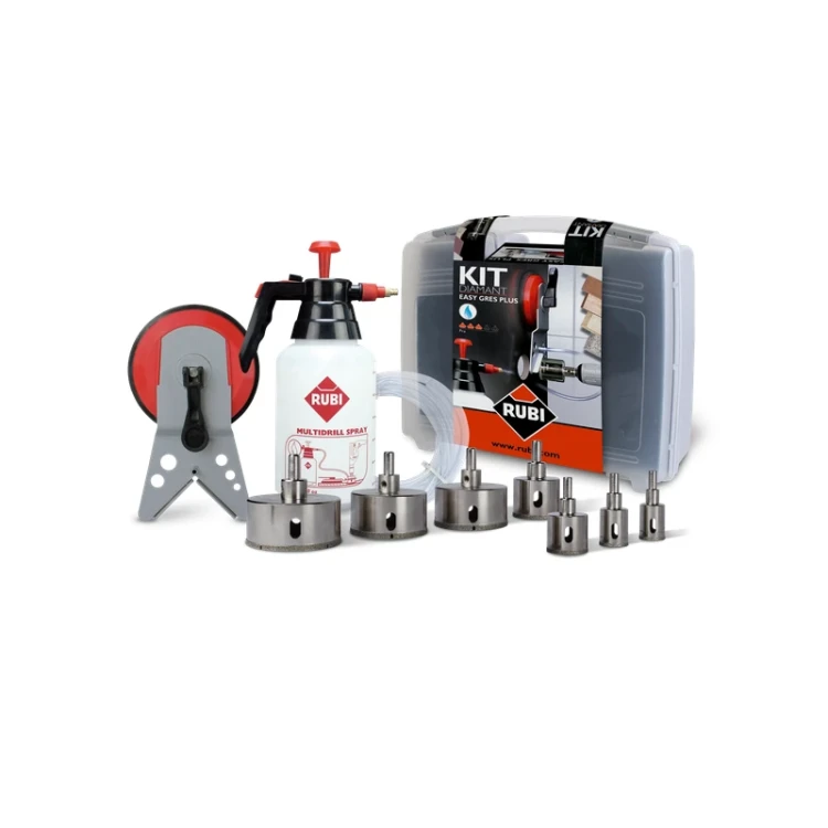 Zestaw 7 otwornic do gresu Rubi EASY GRES PLUS - 50937
