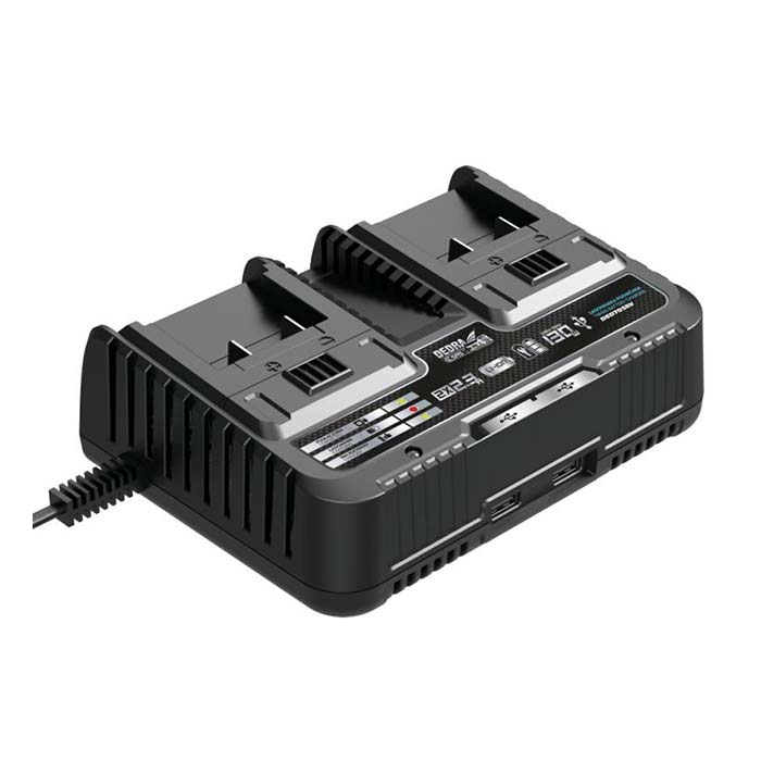 Ładowarka podwójna 18V Dedra DED7038V
