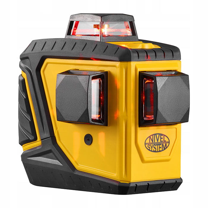 Laser krzyżowy Nivel System CL3D czerwony (30m)