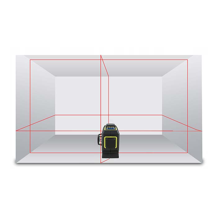 Laser krzyżowy Nivel System CL3D czerwony (30m)