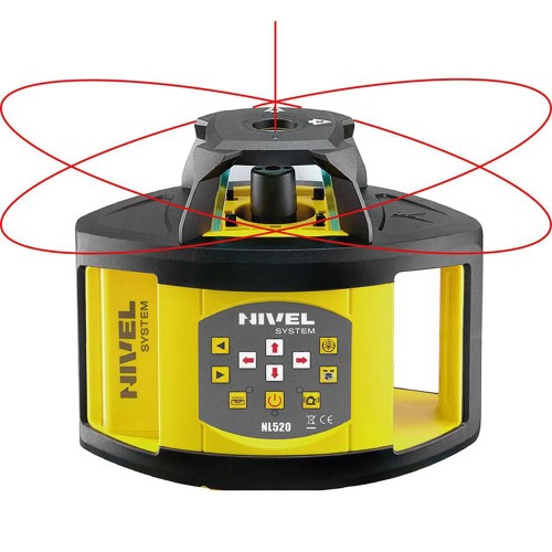 Niwelator laserowy Nivel System NL520 czerwony (250m)