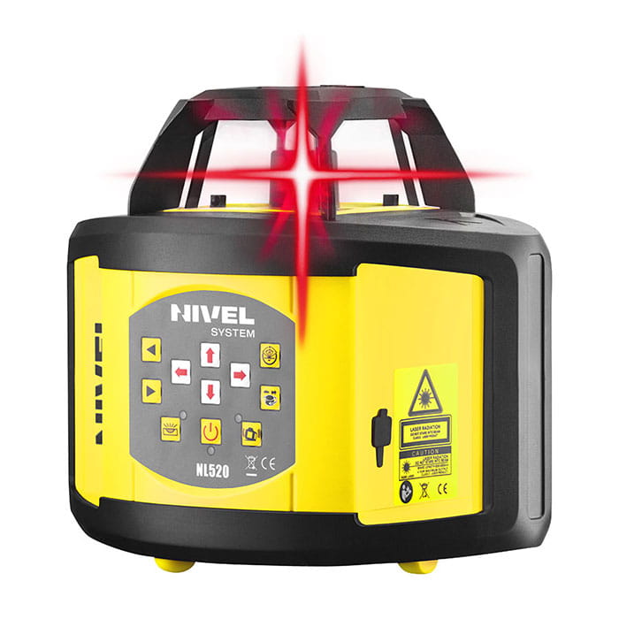 Niwelator laserowy Nivel System NL520 czerwony (250m)