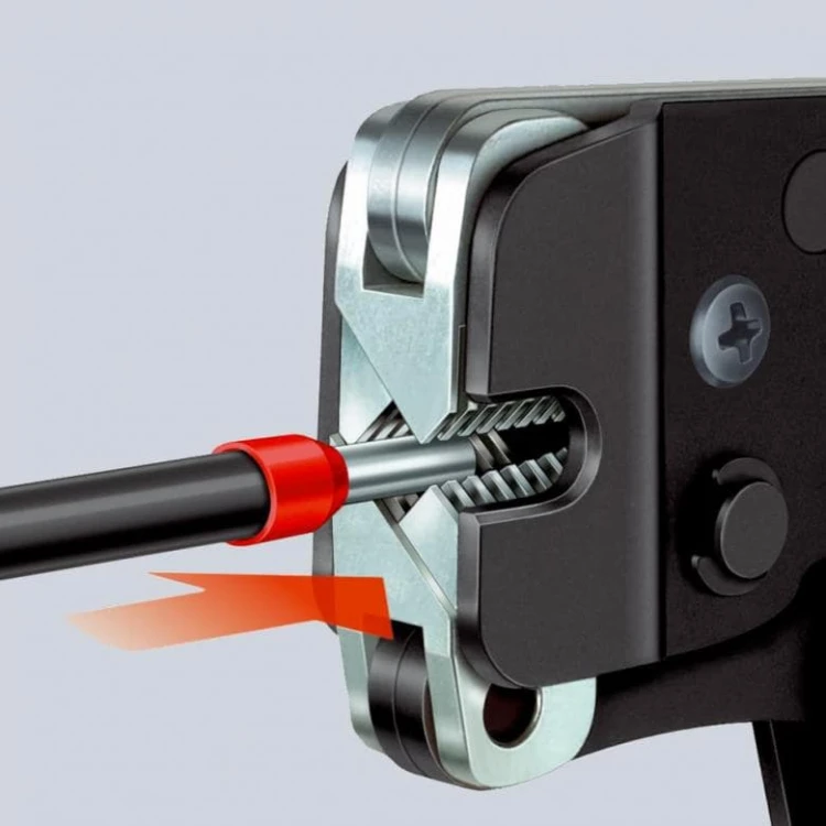 Szczypce do zaciskania tulejek 190mm Knipex