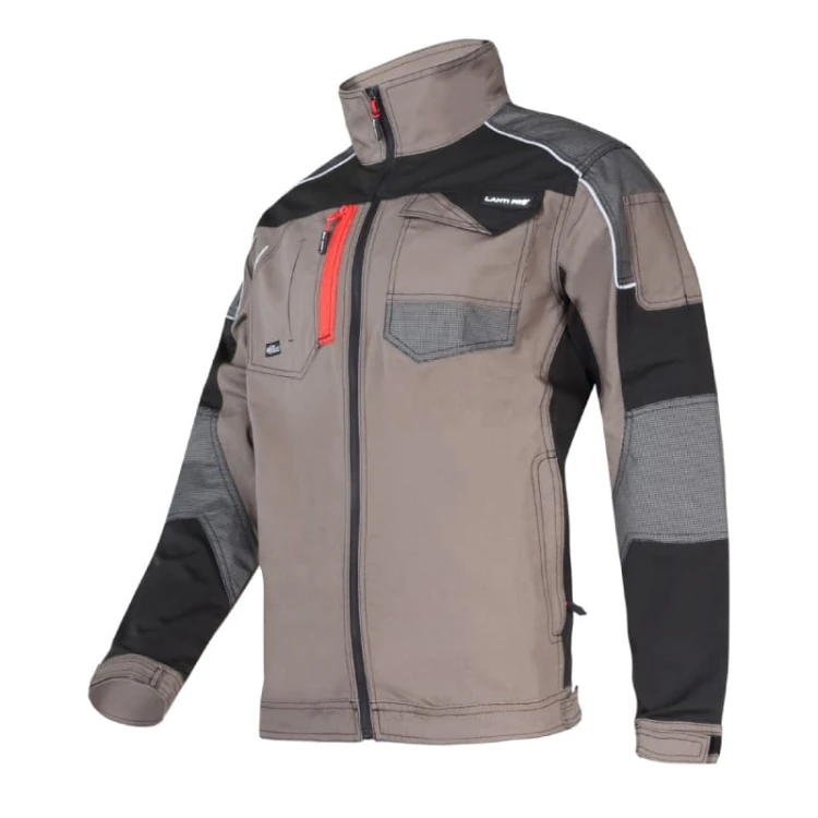 Bluza robocza stretch khaki-czarne Lahti Pro L4041002 - rozmiar M