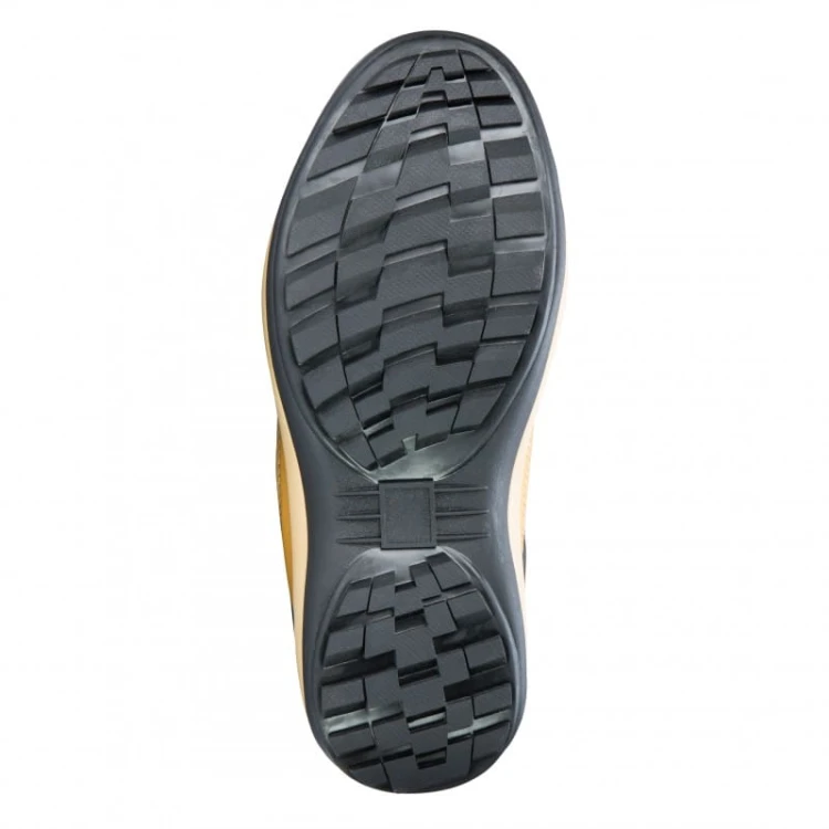 Buty robocze trzewiki ze skóry nubukowej miodowo-czarne Lahti Pro L3010245 - rozmiar 45
