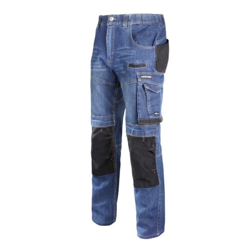 Spodnie robocze jeans STRETCH ze wzmocnieniem Lahti Pro L4051002 - rozmiar M