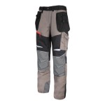 Spodnie robocze na pas stretch khaki-czarne Lahti Pro L4050904 - rozmiar XL