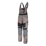Spodnie robocze ogrodniczki stretch khaki-czarne Lahti Pro L4060902 - rozmiar M