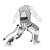 Spodnie robocze ogrodniczki stretch khaki-czarne Lahti Pro L4060902 - rozmiar M