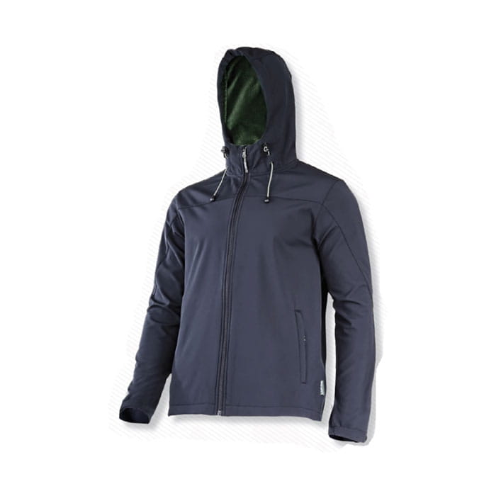 Kurtka softshell z kapturem czarna Lahti Pro L4093301 - rozmiar S