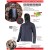 Kurtka softshell z kapturem czarna Lahti Pro L4093301 - rozmiar S