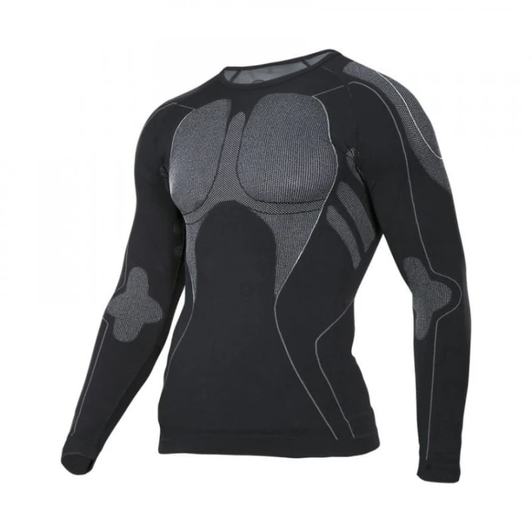 Koszulka termoaktywna czarno-szara Lahti Pro L4120105 - rozmiar XXL/3XL