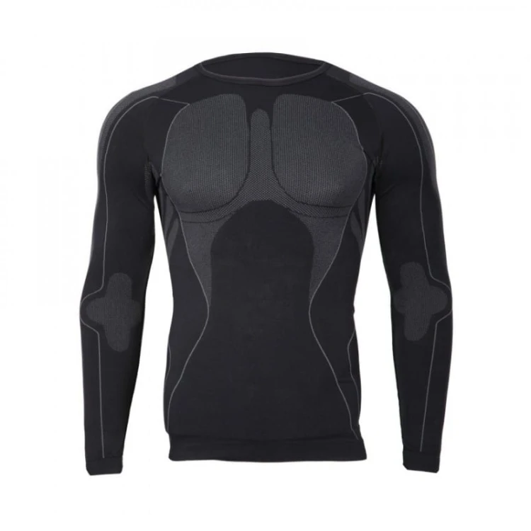 Koszulka termoaktywna czarno-szara Lahti Pro L4120105 - rozmiar XXL/3XL