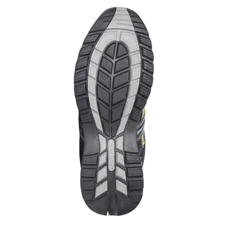 Buty robocze półbuty nubukowo-dzianinowe czarno-żółte Lahti Pro L3040346 - rozmiar 46