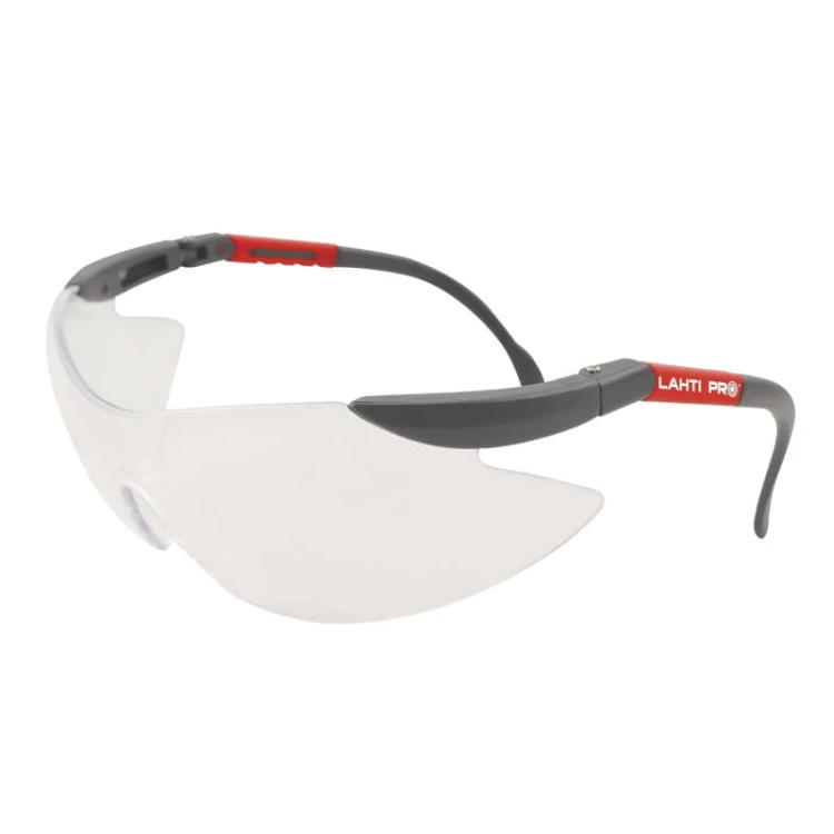 Okulary ochronne bezbarwne regulowane etui + zawieszka Lahti Pro 46037