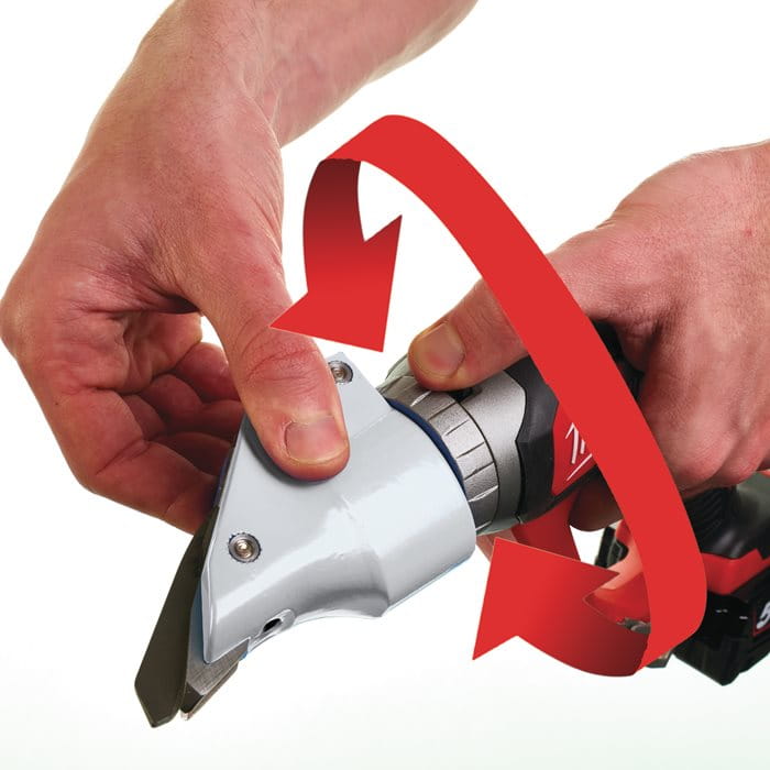 Nożyce do blachy Milwaukee M18 BMS12-0 AKU 18V (bez aku) - 4933447925
