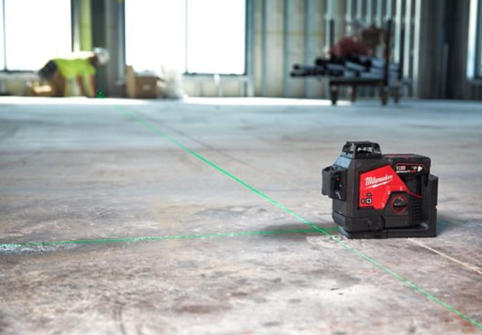 Laser płaszczyznowy Milwaukee M12 3PL-401C zielony (38m) AKU 12V (4.0 Ah) - 4933478102