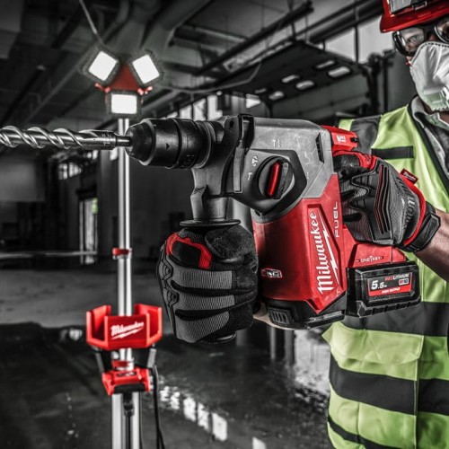 Młotowiertarka SDS-PLUS Milwaukee M18 ONEFHX-552X AKU 18V (2x 5.5 Ah) - 4933478504