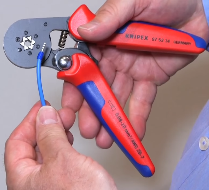 Szczypce do tulejek kablowych Knipex
