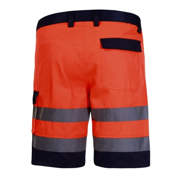 Spodenki robocze szorty ostrzegawcze pomarańczowe Lahti Pro L4070206 - rozmiar 3XL