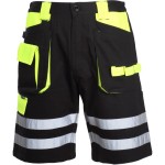 Spodenki robocze szorty czarno-żółte Lahti Pro L4070504 - rozmiar XL