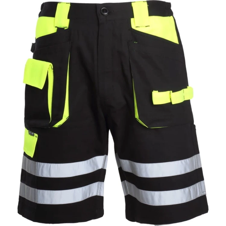 Spodenki robocze szorty czarno-żółte Lahti Pro L4070504 - rozmiar XL