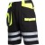 Spodenki robocze szorty czarno-żółte Lahti Pro L4070504 - rozmiar XL