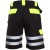 Spodenki robocze szorty czarno-żółte Lahti Pro L4070504 - rozmiar XL
