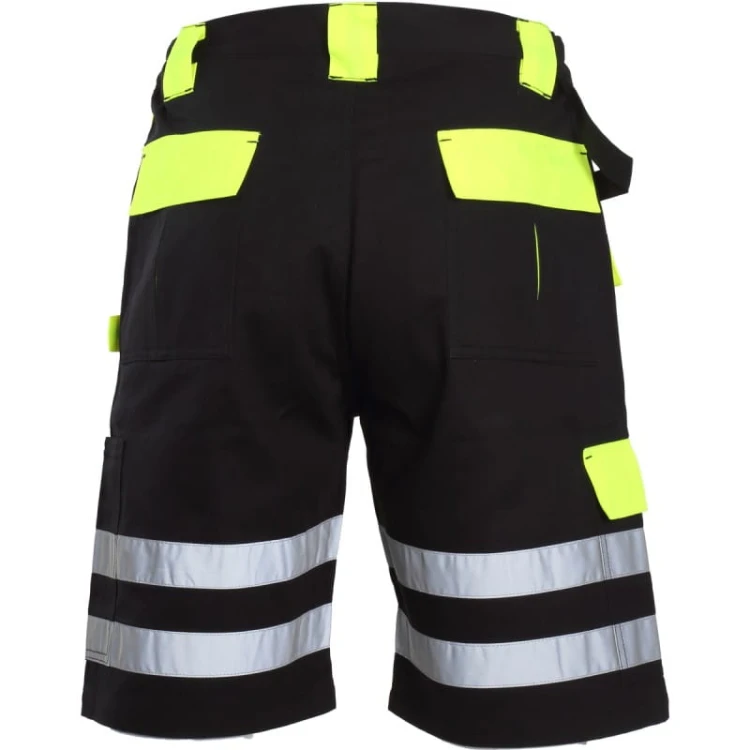 Spodenki robocze szorty czarno-żółte Lahti Pro L4070504 - rozmiar XL