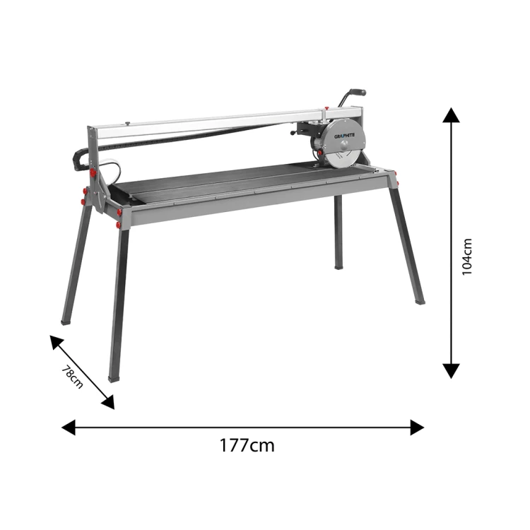 Przecinarka do glazury 250mm 1500W Graphite 59G892 [230V]