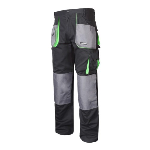 Spodnie robocze na pas czarno-zielone Lahti Pro L4050648 - rozmiar S
