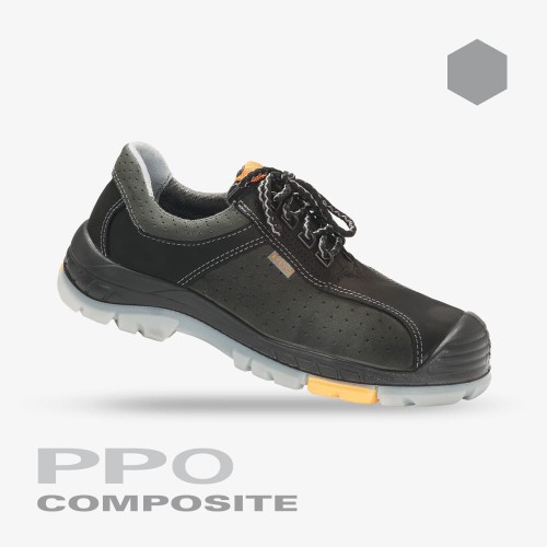Buty robocze z blachą trzewiki PPO 704 Composite - rozmiar  39