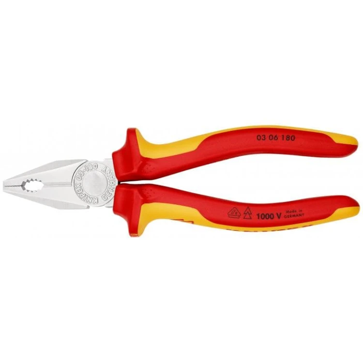Szczypce uniwersalne VDE 180mm 1000V Knipex
