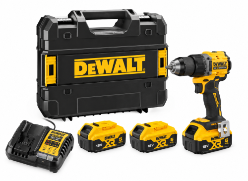 Wiertarko-wkrętarka 70Nm DeWalt DCD791P2 AKU 18V (2x 5.0 Ah)