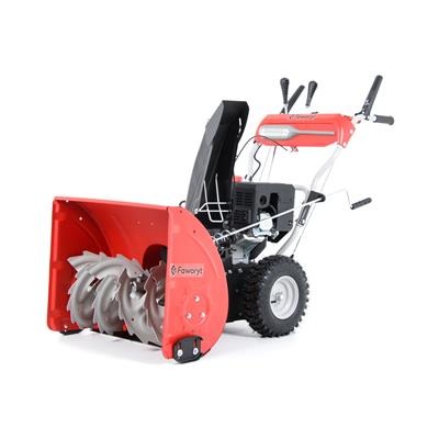 Odśnieżarka spalinowa Faworyt KZO66LE z napędem i rozrusznikiem elektrycznym, silnik Loncin 212 cm³, szerokość 66 cm