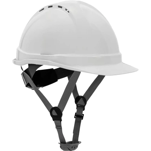 Kask 4 punktowy ochronny wentylowany z regulacją biały Lahti Pro L1041005