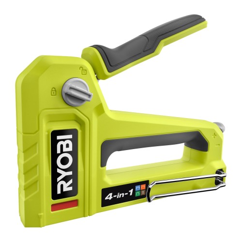 Zszywacz ręczny Ryobi RHFST4IN1 4 w 1, zszywki T50, T25, JT21 i gwoździe Brad 18 Ga