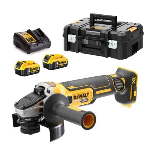 Szlifierka kątowa 125mm DeWalt DCG405P2 AKU 18V (2x 5.0 Ah)