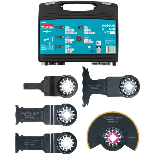 Zestaw brzeszczotów Starlock dla stolarza Makita / 5 elementów -  E-29854