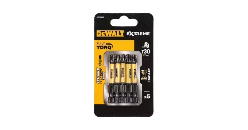 Końcówki wkrętarskie extreme impact torsion T30/57 MM DeWalt 