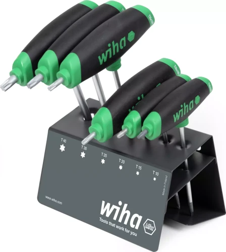 Zestaw kluczy trzpieniowych ComfortGrip z rękojeścią T TORX / 7 elementów Wiha - 45623