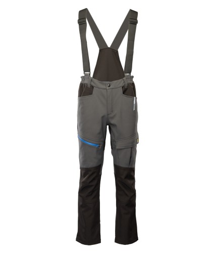 SEVEN KINGS TOPAZ SPODNIE SOFTSHELL OCIEPLANE STAL/CZARNY POLSTAR O8SS