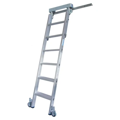 Drabina regałowa na prowadnicy o profilu "T" 1x6 Krause STABILO Professional - 815613