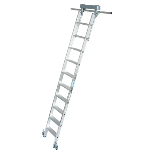 Drabina regałowa na prowadnicy o profilu "T" 1x10 Krause STABILO Professional - 815651