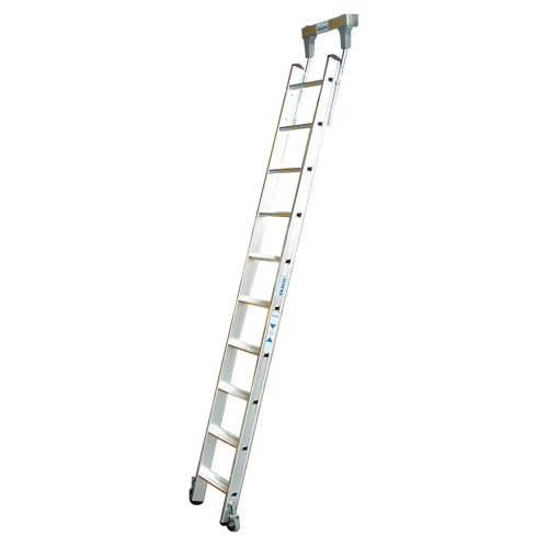 Drabina regałowa na prowadnicy o profilu okrągłym 1x10 Krause STABILO Professional - 819352